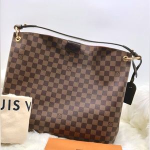 🚩🚩SOLD OUT 🚩🚩Louis Vuitton Damier Ebene Graceful MM Hobo Bag